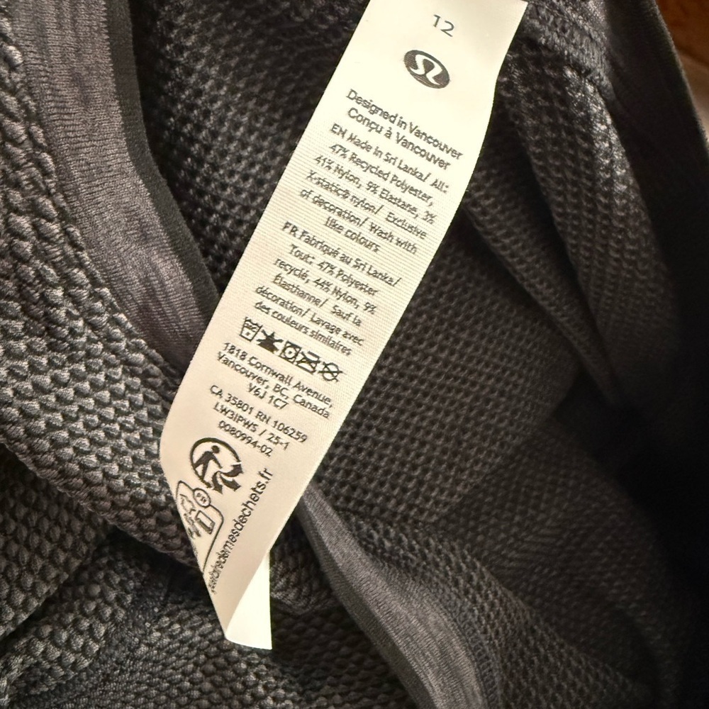 NWT lululemon swiftly tech ls 2.0 race textured knit Size 12 - Picture 5 of 5